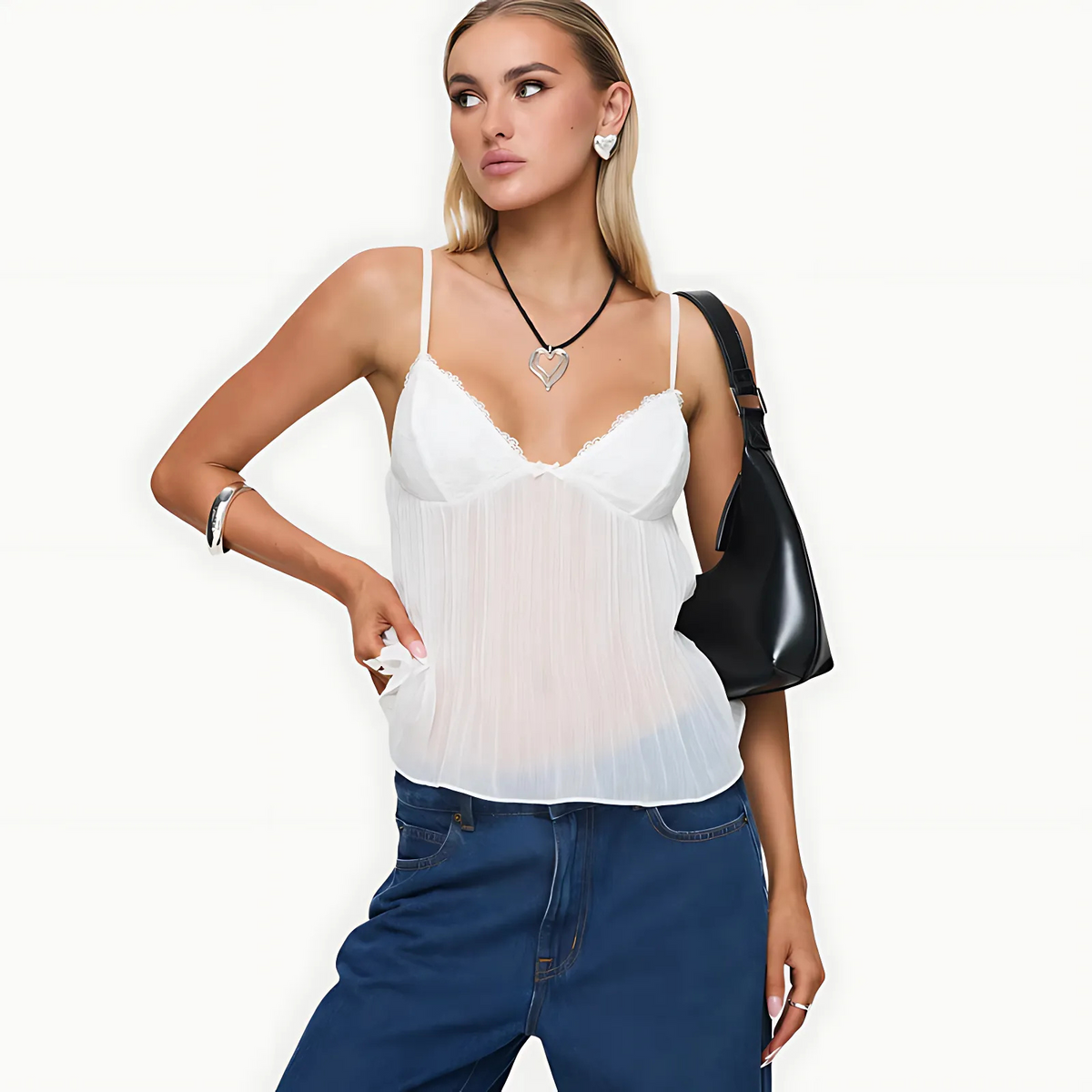 Lulu Pleat Top (60% OFF TODAY)