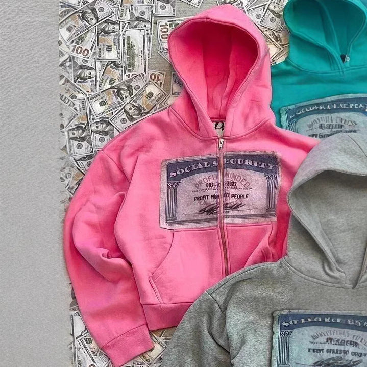 Profit Minded Zip-Up